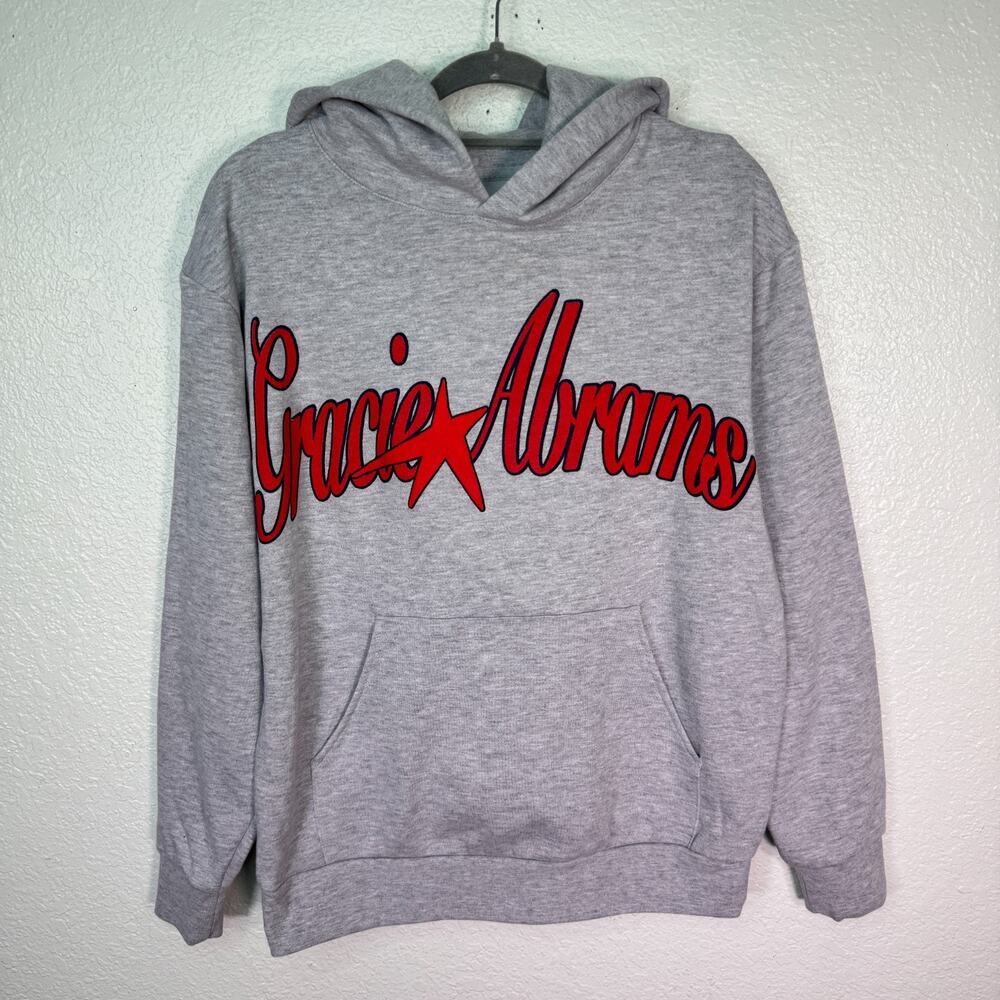 Gracie Abrams Hoodie Small The Secret Of Us Tour Concert Merch Red Star Soft